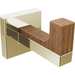 Brizo D693422PNTK Polished Nickel/Wood Robe Hook