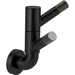 Brizo D693537BLSL Matte Black/Luxe Steel Robe Hook