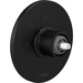 Brizo DT60835BLLHP Matte Black Transfer Valve Trim