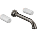 Brizo DT65865LFBNXLHP Brilliance Black Onyx Wall Mount Bathroom Sink Faucet
