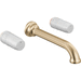 Brizo DT65865LFGLLHP Luxe Gold Wall Mount Bathroom Sink Faucet