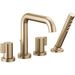 Brizo DT67435GLLHP Brilliance Luxe Gold Tub Faucet Trim Kit