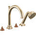 Brizo DT67465GLLHP Luxe Gold Deck Mount Tub Faucet With Handshower