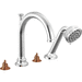 Brizo DT67465PCLHP Chrome Deck Mount Tub Faucet With Handshower
