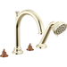 Brizo DT67465PNLHP Polished Nickel Deck Mount Tub Faucet With Handshower