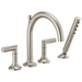Brizo DT67475BNLHP Brilliance Brushed Nickel Tub Faucet Trim Kit