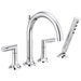 Brizo DT67475PCLHP Chrome Tub Faucet Trim Kit