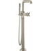 Brizo DT70176NKLHP/DHX7076NK/DR70100 Brilliance Luxe Nickel Freestanding Tub Filler