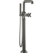 Brizo DT70176SLLHP/DHX7076SL/DR70100 Luxe Steel Freestanding Tub Filler