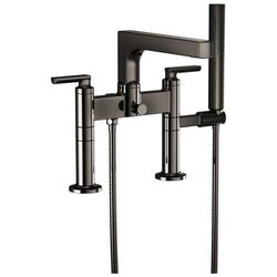 DT70306NK/DT70310NKLHP/DT71765NK Kintsu Deck Mount With Handshower Tub Faucet - Brilliance Luxe Nickel