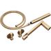 Brizo DT703100GLTK Luxe Gold / Wood Deck Mount Tub Faucet With Handshower
