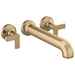 Brizo DT70406GLLHP/DHX70406GL/DR70400 Brilliance Luxe Gold Wall Mount Tub Faucet