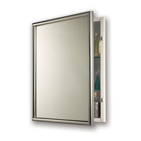  Harmony Swing Door Medicine Cabinet - Chrome