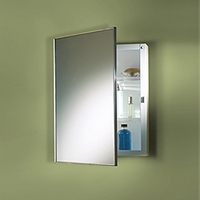  Framed Swing Door Medicine Cabinet - Chrome