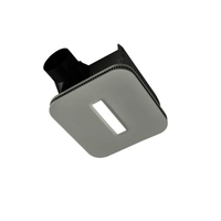  Flex Series With Light Bathroom Fan - White
