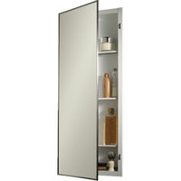  Framed Swing Door Medicine Cabinet - Stainless Steel
