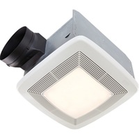  With Light Bathroom Fan - White