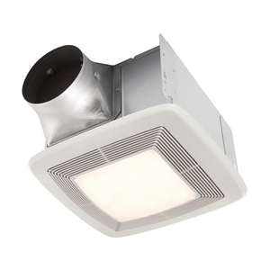 BQT130LE QT Series With Light Bathroom Fan - White