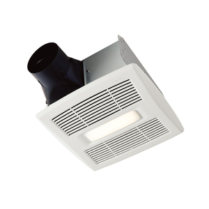 BAE50110DCL FLEX DC Series With Light Bathroom Fan - White