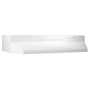 BF403011 F40000 Under Cabinet Range Hood - White on White