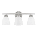 Capital Lighting C114331BN333 Brushed Nickel 3 Bulb Bathroom Light