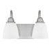 Capital Lighting C115121BN337 Brushed Nickel 2 Bulb Bathroom Light