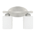 Capital Lighting C115221BN338 Brushed Nickel 2 Bulb Bathroom Light