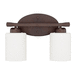 Capital Lighting C115221BZ338 Bronze 2 Bulb Bathroom Light