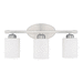 Capital Lighting C115231BN338 Brushed Nickel 3 Bulb Bathroom Light