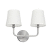 Capital Lighting C119321BN674 Brushed Nickel 2 Bulb Bathroom Light