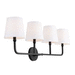 Capital Lighting C119341MB674 Matte Black 4 or more Bulb Bathroom Light