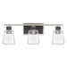 Capital Lighting C125231BT445 Black Tie 3 Bulb Bathroom Light