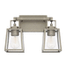 Capital Lighting C125521AN448 Antique Nickel 2 Bulb Bathroom Light