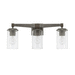 Capital Lighting C125931UG435 Urban Grey 3 Bulb Bathroom Light