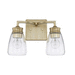 Capital Lighting C129021WG453 Winter Gold 2 Bulb Bathroom Light