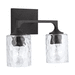 Capital Lighting C137321BI486 Black Iron 2 Bulb Bathroom Light