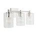 Capital Lighting C138331PN491 Polished Nickel 3 Bulb Bathroom Light