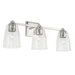 Capital Lighting C141831PN509 Polished Nickel 3 Bulb Bathroom Light