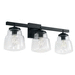 Capital Lighting C142731MB518 Matte Black 3 Bulb Bathroom Light