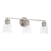 Capital Lighting C148631BN537 Brushed Nickel 3 Bulb Bathroom Light