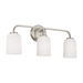 Capital Lighting C148831BN542 Brushed Nickel 3 Bulb Bathroom Light