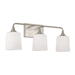 Capital Lighting C148931BN541 Brushed Nickel 3 Bulb Bathroom Light