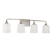 Capital Lighting C148941BN541 Brushed Nickel 4 or more Bulb Bathroom Light