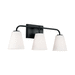 Capital Lighting C149431MB543 Matte Black 3 Bulb Bathroom Light