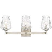  Arden 3 Bulb Bathroom Lighting - Brushed Silver