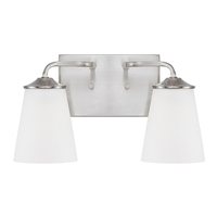  Braylon 2 Bulb Bathroom Lighting - Brushed Nickel