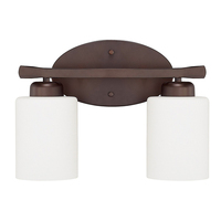  Dixon 2 Bulb Bathroom Lighting - Bronze