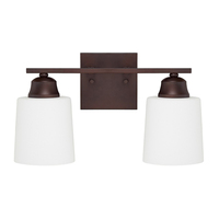  Hayden 2 Bulb Bathroom Lighting - Bronze
