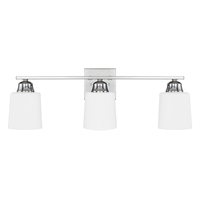  Hayden 3 Bulb Bathroom Lighting - Polished Nickel