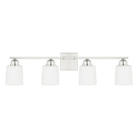  Hayden 4 or More Bulb Bathroom Lighting - Polished Nickel